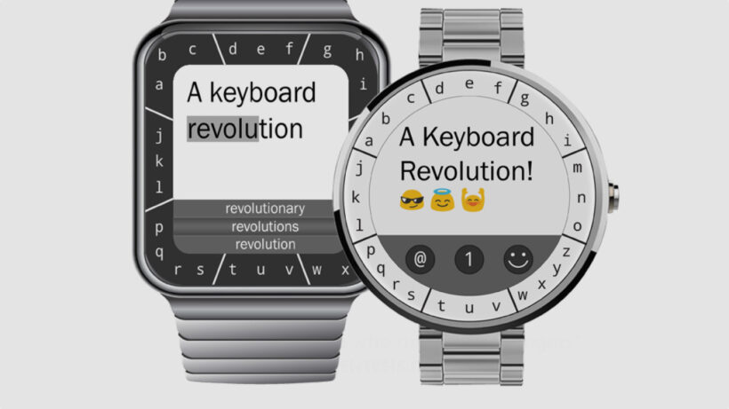 ​TouchOne Keyboard may actually make smartwatch typing possible