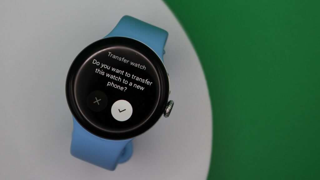 Wear OS set up with new phone