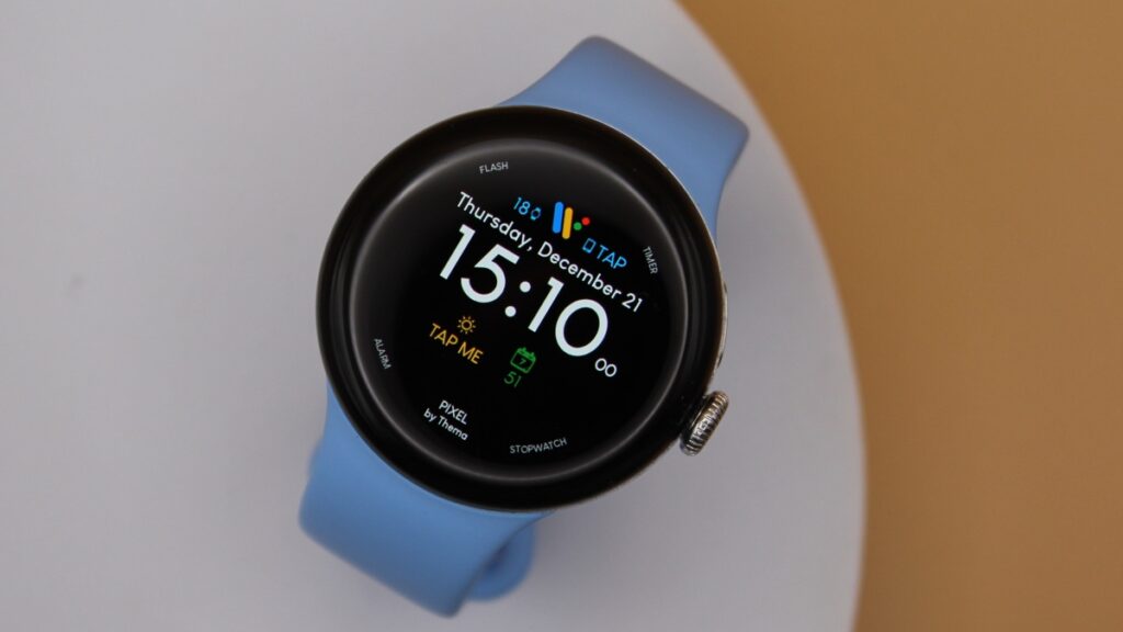 simple minimal face pixel watch