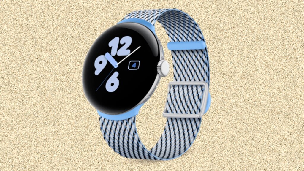 woven pixel watch band