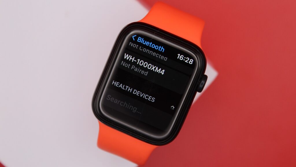 Apple Watch Bluetooth headphones pairing step 5