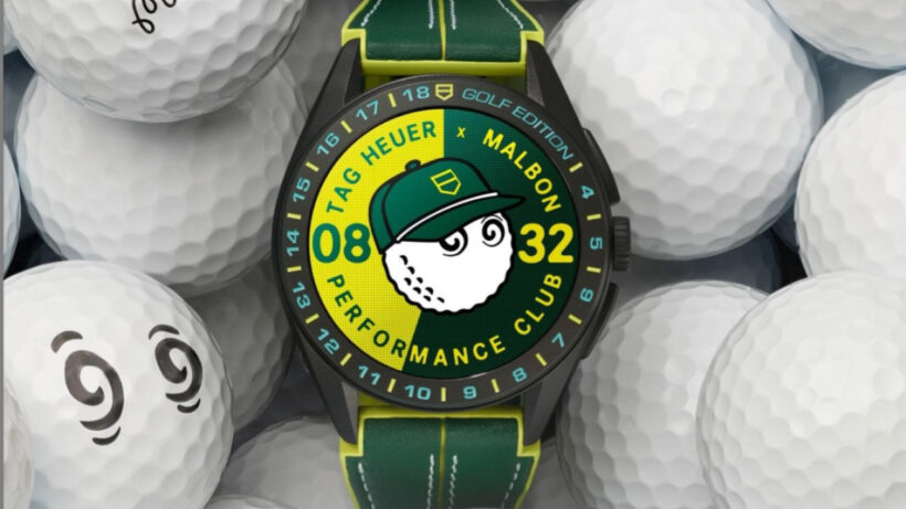 TAG Heuer Connected Calibre E4 gets Malbon Golf collaboration