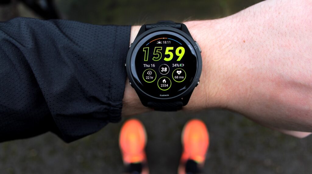 forerunner 265 on wrist