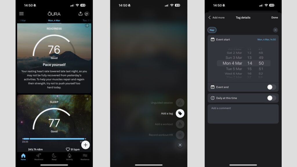 Oura Ring nap detection: How it works, adding tags and manual nap tracking photo 2
