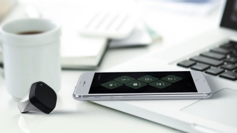 This connected ring has a smart touchpad that lets you swipe to control your gadgets