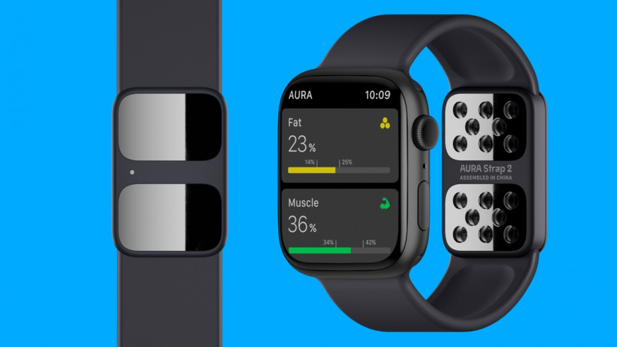 Aura Strap 2 Apple Watch strap lets you measure body fat and muscle