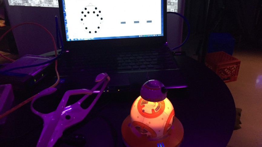 Moving BB-8 using the Force (of wearables)