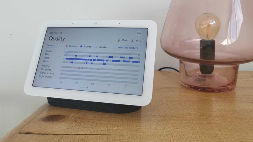 google nest nub sleep tracking data