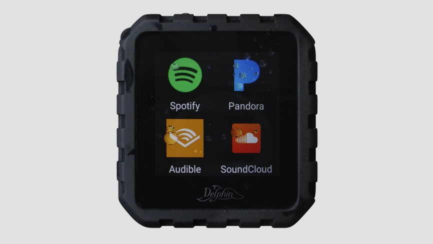 Delphin's dinky wearable Android tablet brings Spotify to swimmers