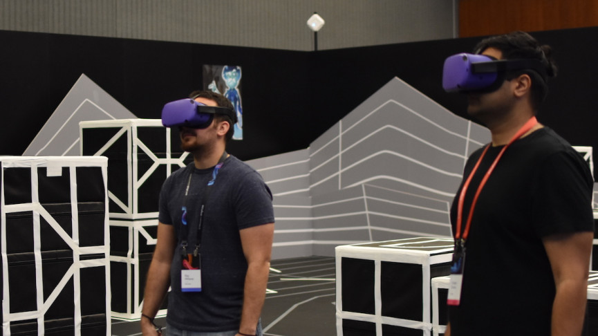 Oculus' arena-scale Quest mixed reality is trippy and fantastic