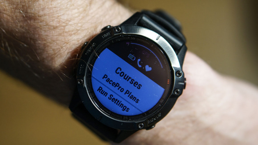 courses on garmin watch