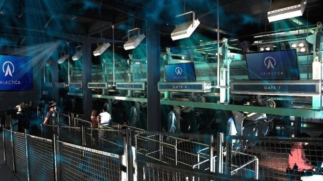 Galactica is a virtual reality rollercoaster opening at Alton Towers in April