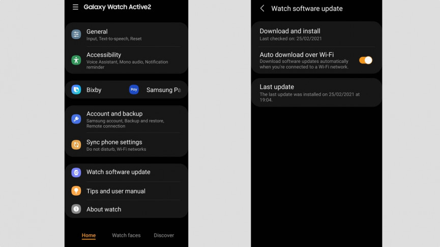 How to update your Samsung smartwatch