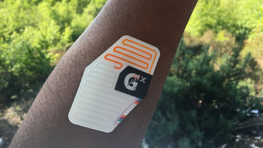 Let's talk about sweat: We tracked hydration with the Gatorade Gx smart patch