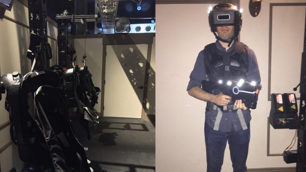 We tried the Ghostbusters VR experience and it was awesome