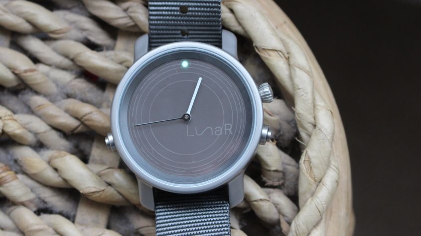 LunaR is a hybrid smartwatch that's powered by the sun