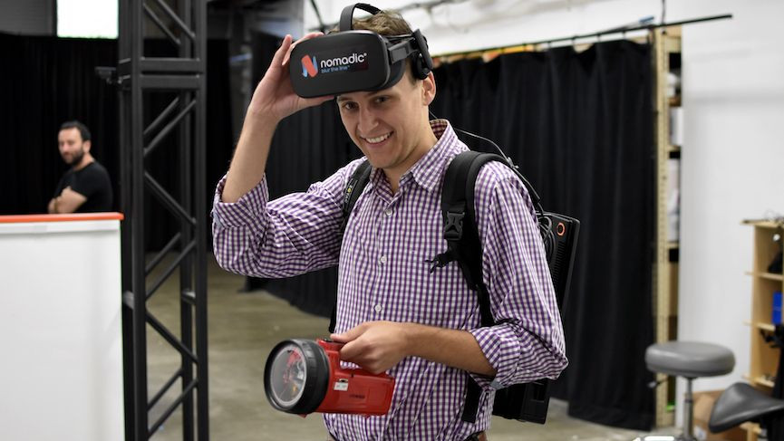 My time in Nomadic's VR fun house felt scarily real – because a lot of it was