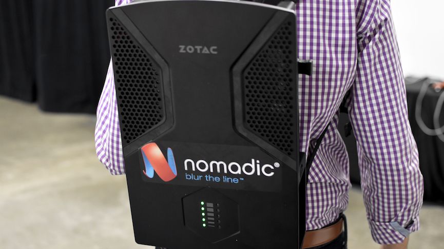 My time in Nomadic's VR fun house felt scarily real – because a lot of it was