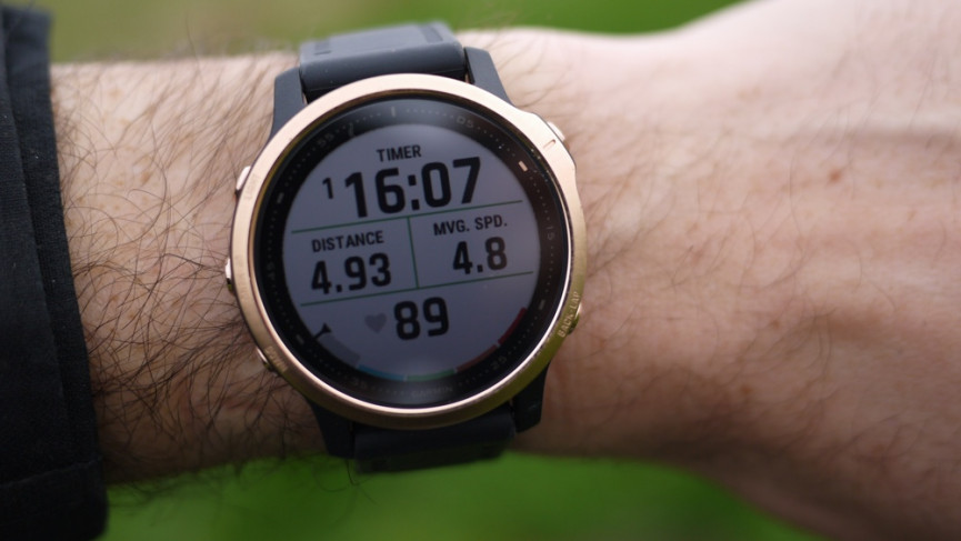 Garmin Fenix 6S workout