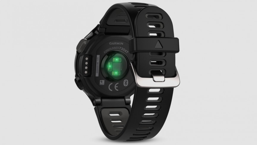 Garmin Forerunner 735XT multisport GPS watch swims, bikes and runs