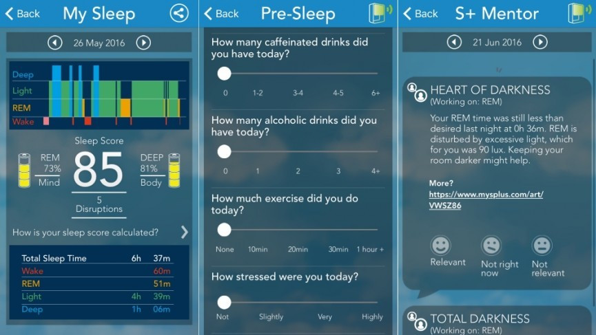 S+ sleep tracker review