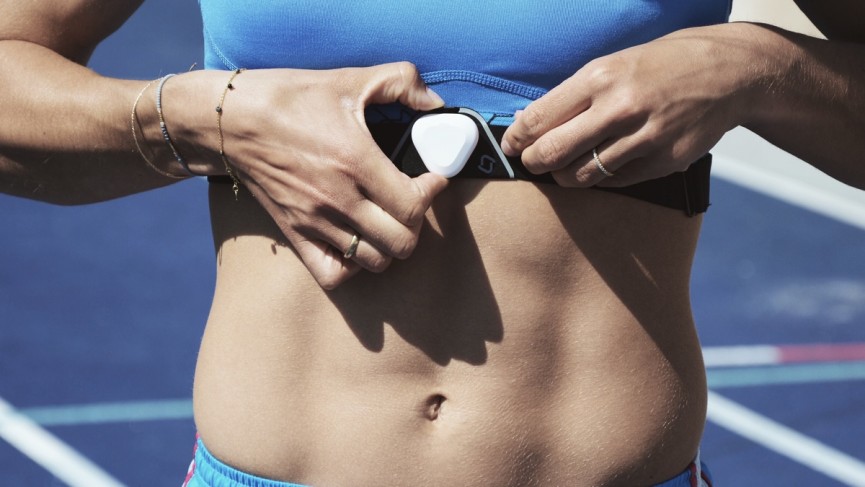 Shft IQ is a wearable pod that coaches you through your run