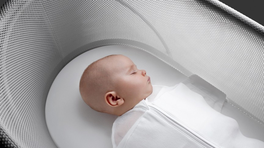 Auto rock: This Yves Béhar designed smart crib will rock your baby back to sleep