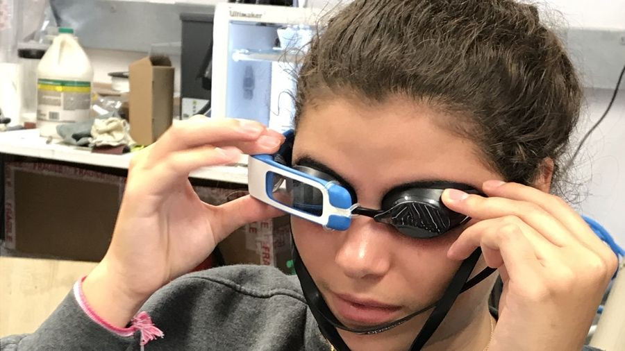 SwimAR is smartening up swimming goggles with Sony’s holographic tech