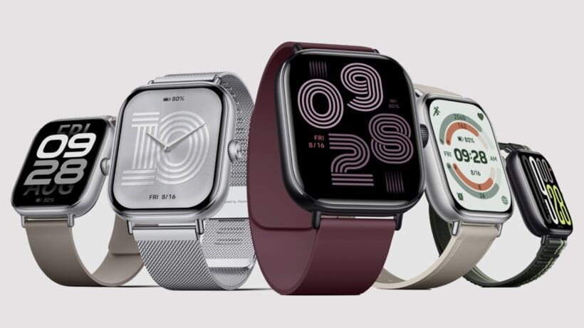 Redmi Watch 5 goes global with huge display upgrade and improved heart rate tracking