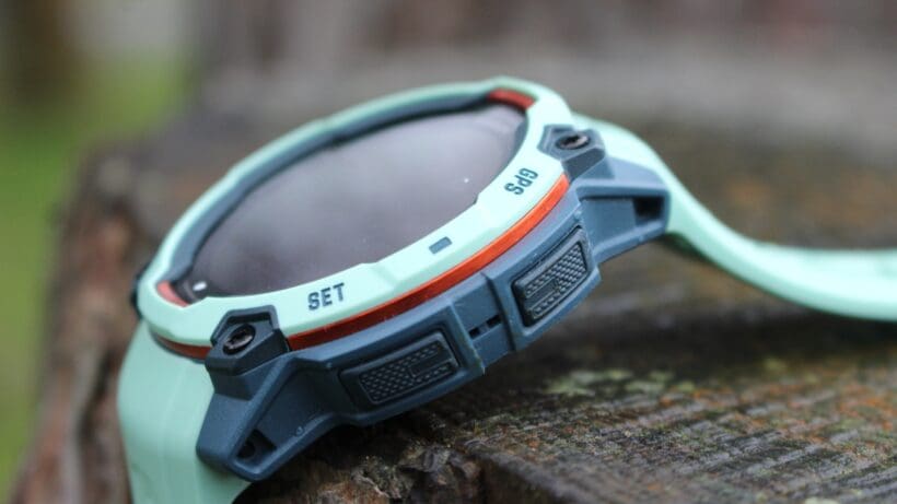 gps watch device with bokeh