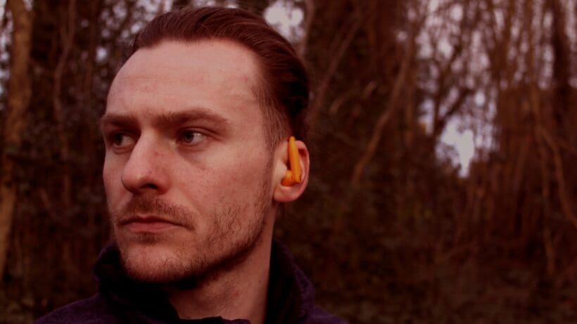 man wearing beats powerbeats pro 2