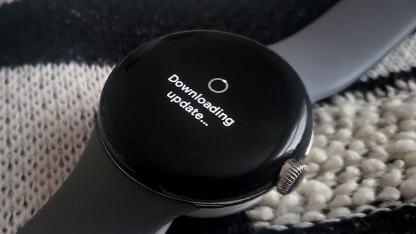 google pixel watch updating