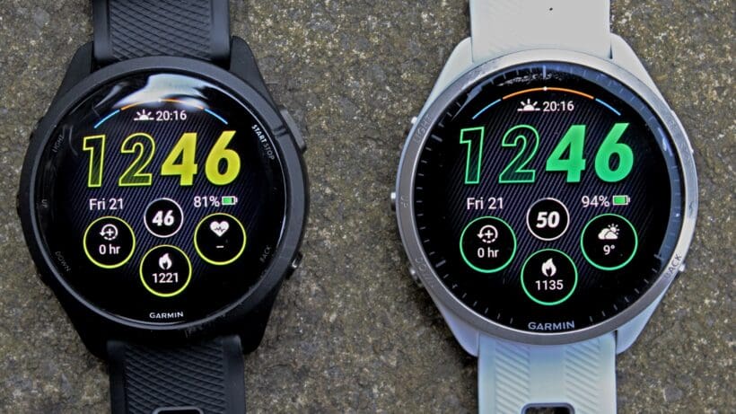 forerunner 265 and 965