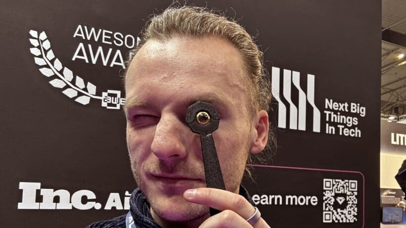 This smart contact lens is our favorite wacky concept from MWC 2025