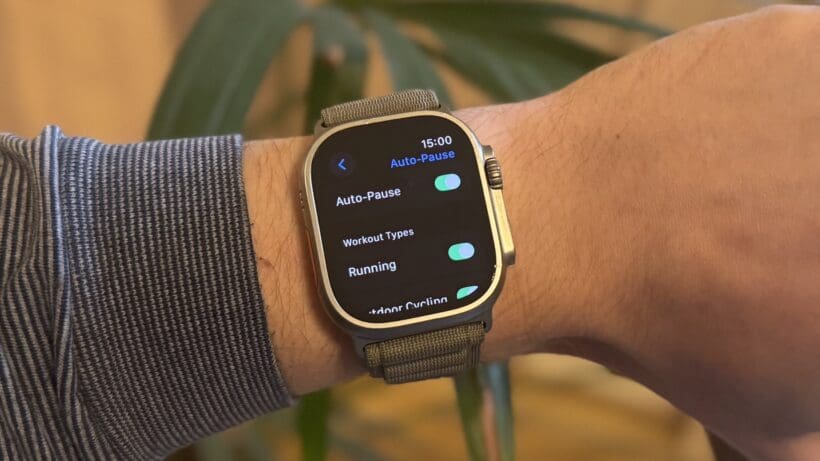 apple watch auto pause