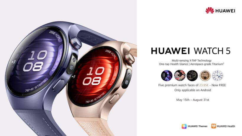Time has a new look: HUAWEI WATCH 5 debuts with exclusive watch face campaign