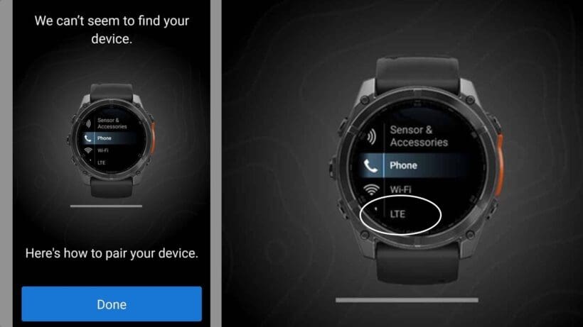 garmin fenix 8 lte leak