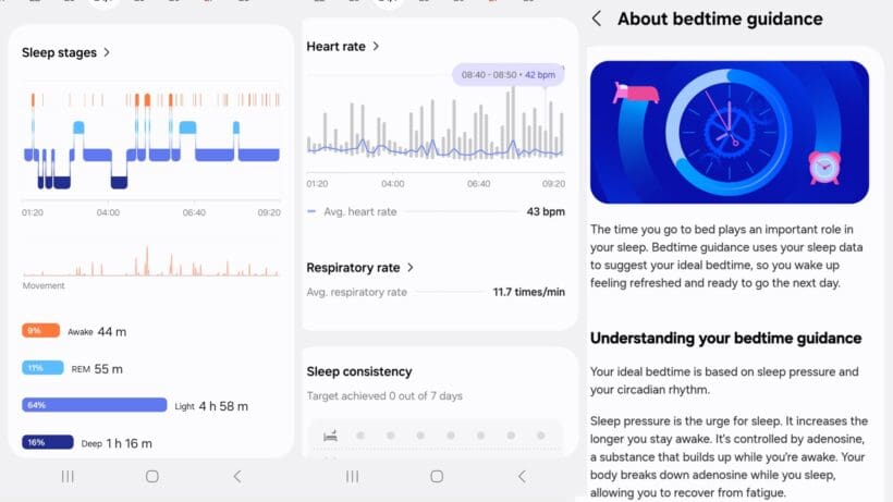 sleep tracking samsung 2025