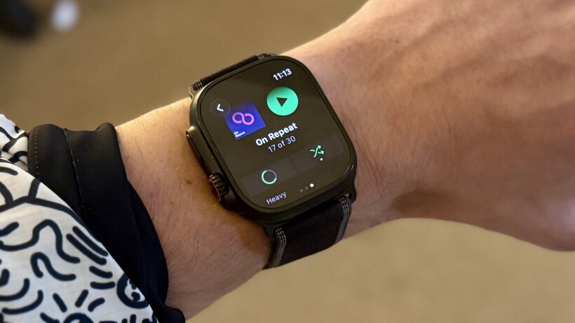 apple watch spotify playlist