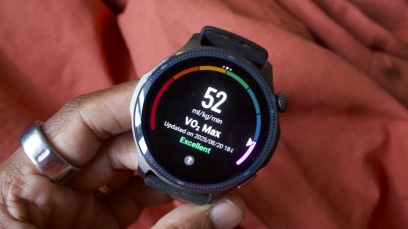 vo2 max measurement on amazfit balance 2