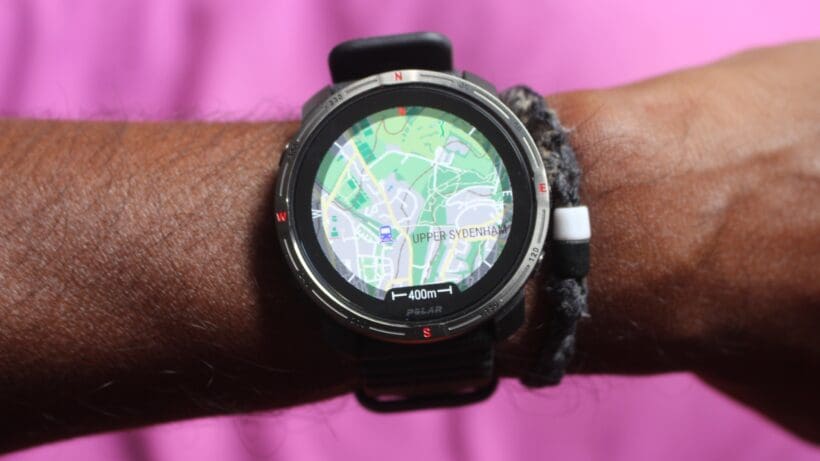 map navigation on polar watch
