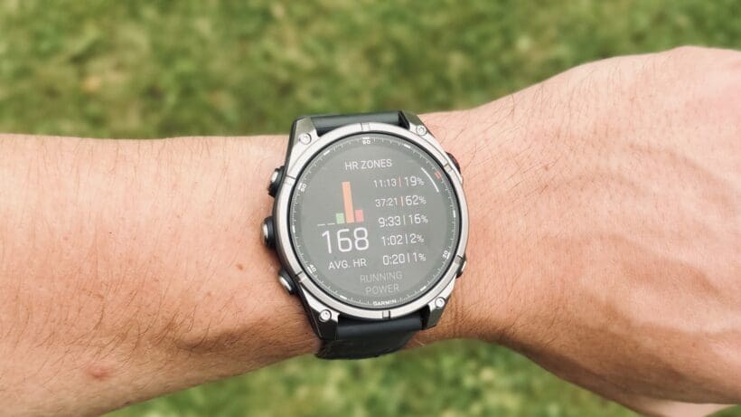 Garmin Fenix 8 Pro heart rate