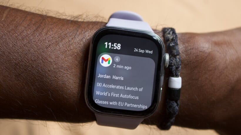email notification on smartwatch