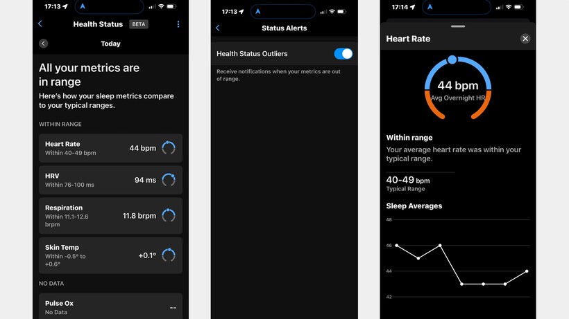 garmin health status