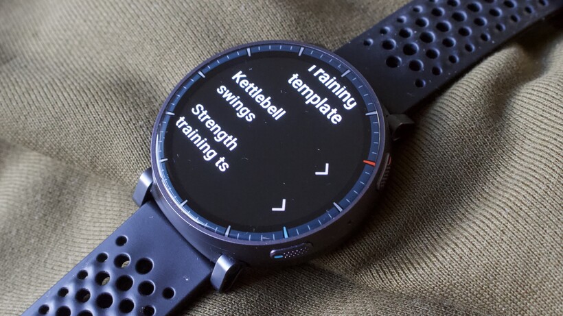 gym training template on amazfit active max