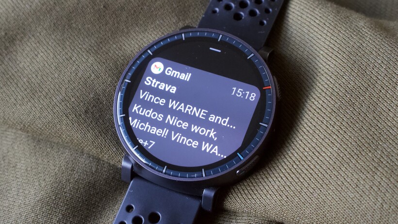 notification on amazfit active max