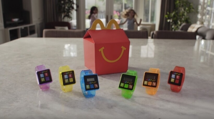 McDonald’s dishes out fitness trackers with Happy Meals