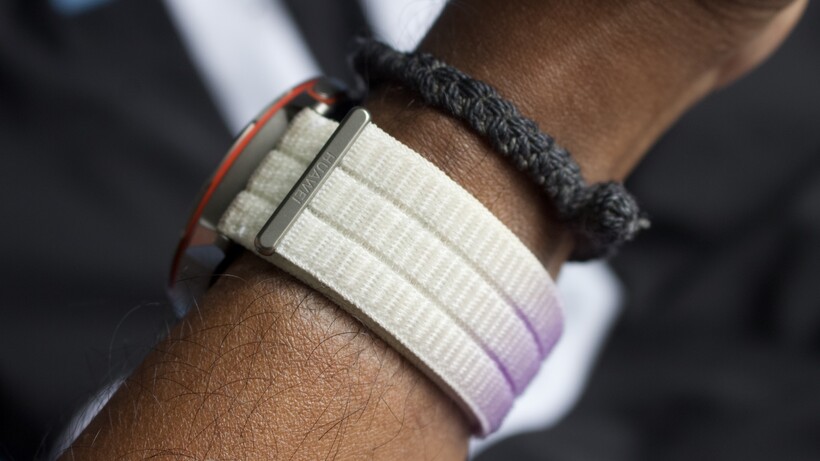 woven band on huawei running watch