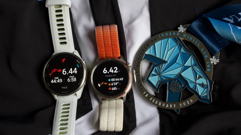 race test garmin forerunner 970 and huawei watch gt runner 2