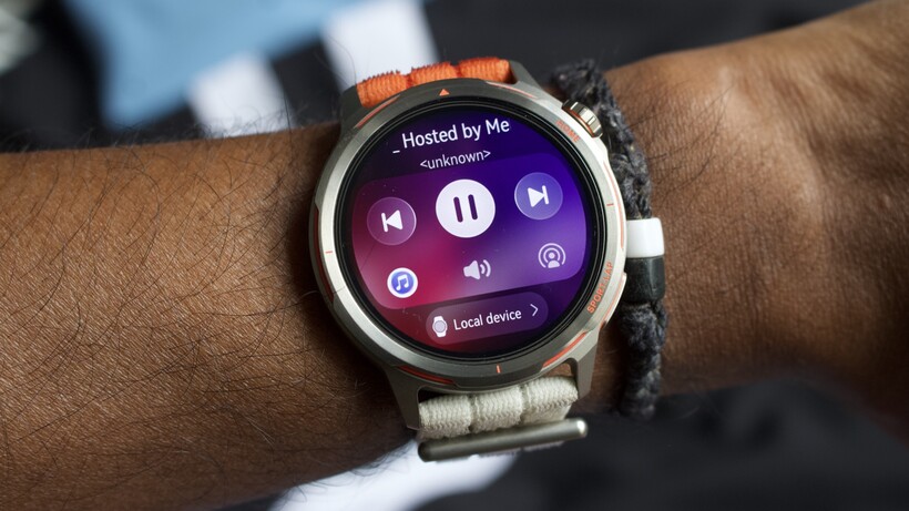 music control on watch gt runner 2